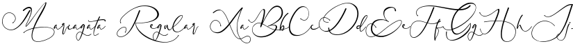 Mariagata Regular font