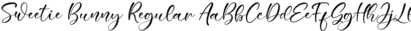 Sweetie Bunny Regular font