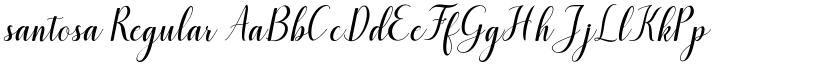 santosa font download