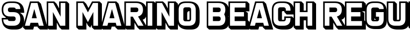 San Marino Beach Regular font