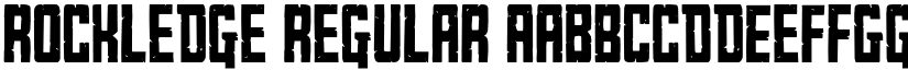 Rockledge Regular font