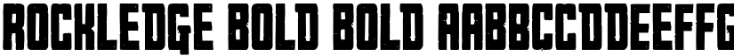 Rockledge Bold Bold font