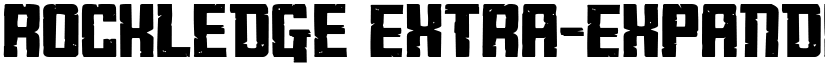 Rockledge Extra-Expanded Extra-Expanded font