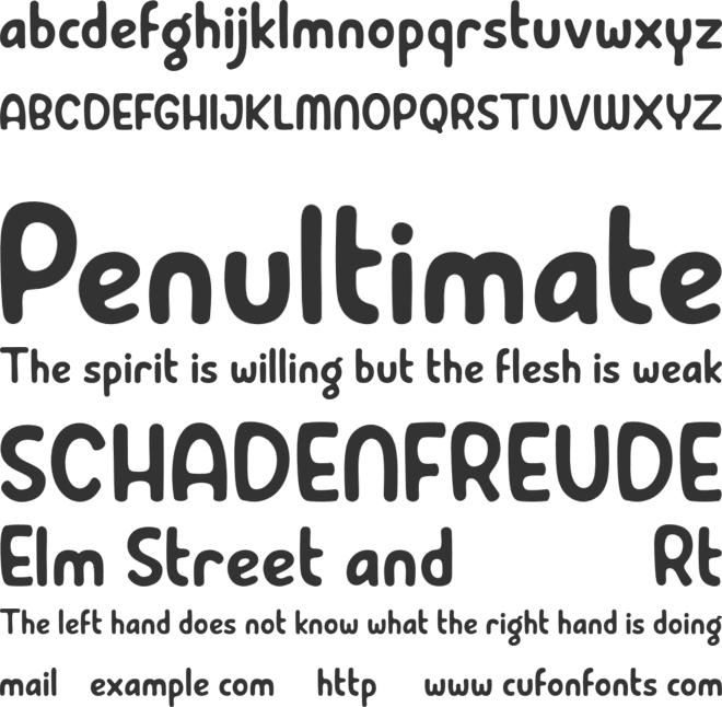 Belligan font preview