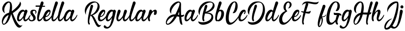 Kastella Regular font