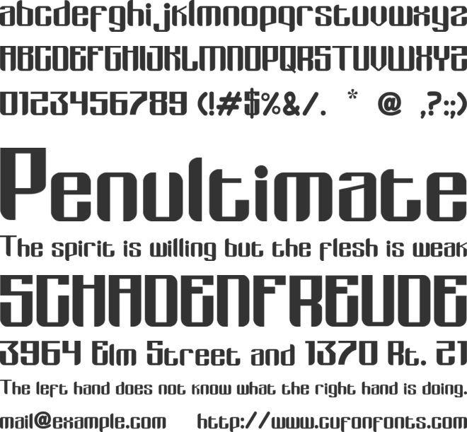 EBRASIE font preview