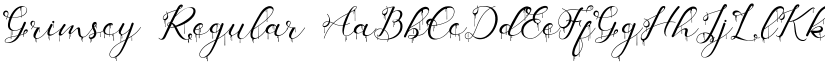 Grimscy Regular font