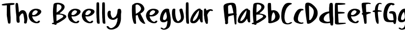 The Beelly Regular font