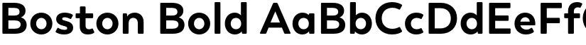 Boston Bold font