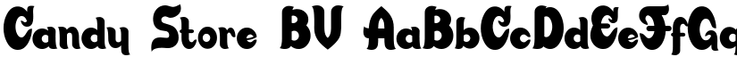 Candy Store BV font