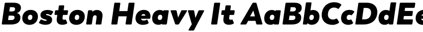 Boston Heavy It font