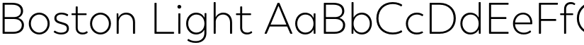 Boston Light font