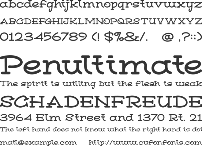 Vixen Deer font preview