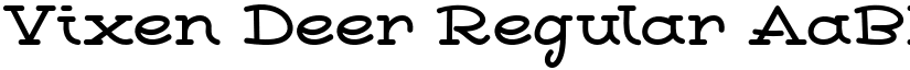 Vixen Deer Regular font