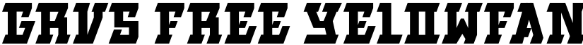 GRVS-FREE-YELOWFANG Bold font