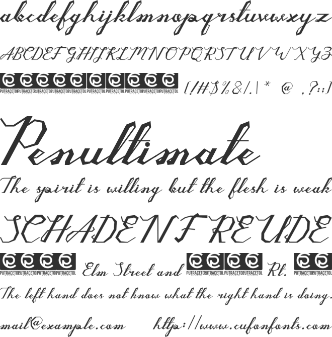 Rygid font preview
