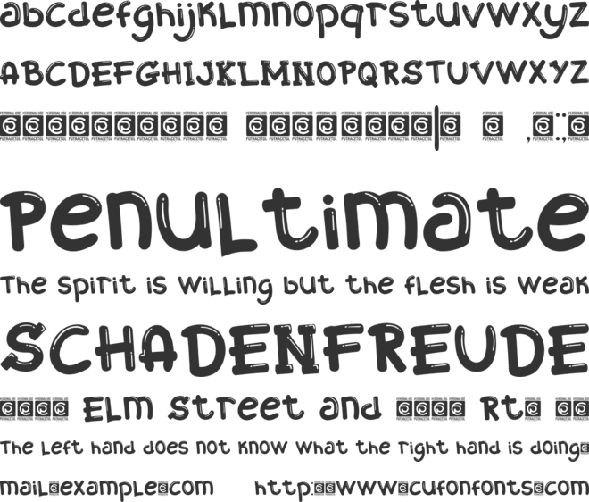 Mixy Missy font preview