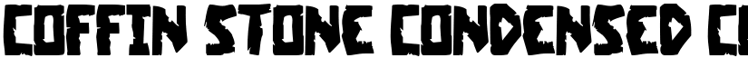 Coffin Stone Condensed Condensed font