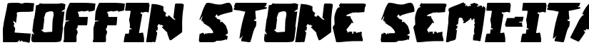 Coffin Stone Semi-Italic Semi-Italic font