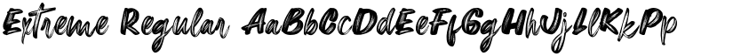 Extreme Regular font