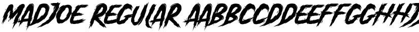 Madjoe Regular font