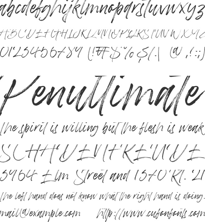 Betterworks font preview