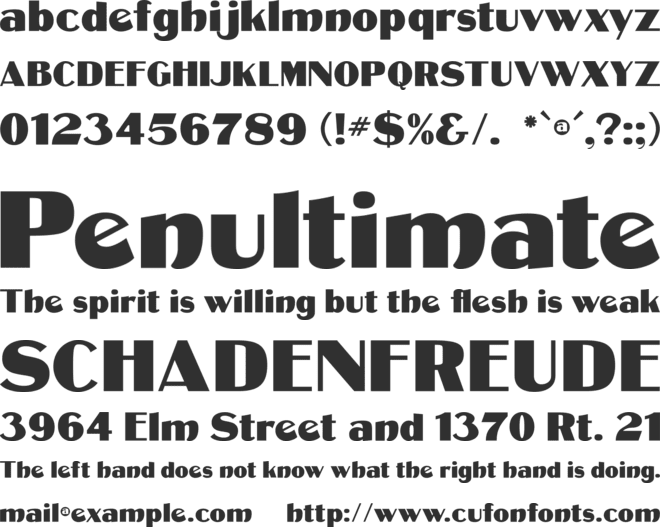 Cotrell CF ExtraBold font preview
