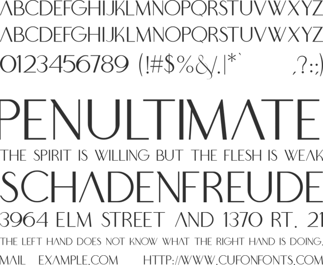 BOOWIE font preview