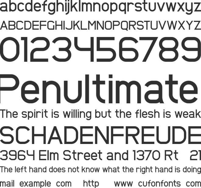 Broder font preview