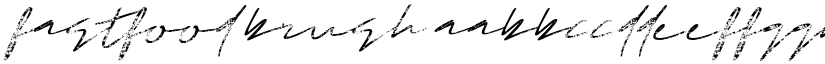 Fastfood Brush font