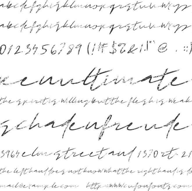 Fastfood font preview