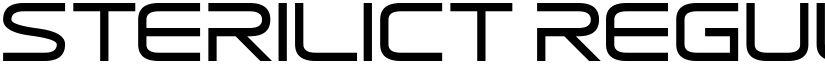 Sterilict Regular font