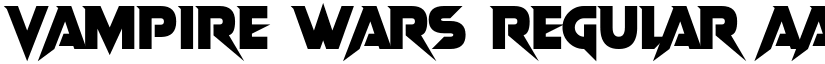 Vampire Wars Regular font