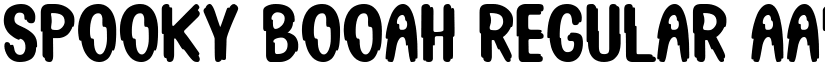 Spooky Booah Regular font