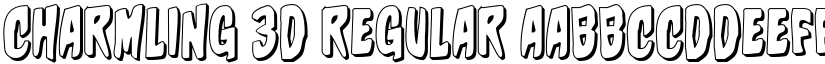 Charmling 3D Regular font
