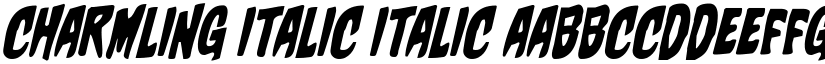 Charmling Italic Italic font