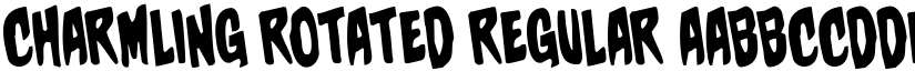 Charmling Rotated Regular font