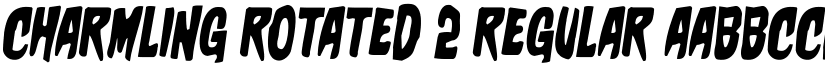 Charmling Rotated 2 Regular font