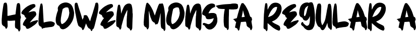 HELOWEN MONSTA font download