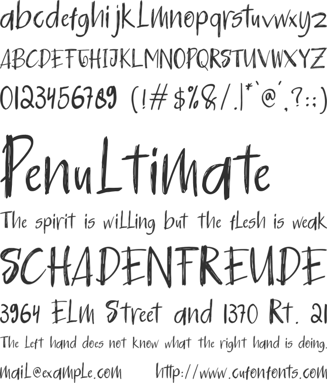 Halloween Sweet font preview
