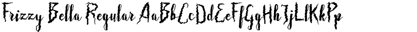 Frizzy Bella Regular font