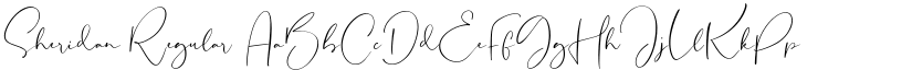 Sheridan Regular font