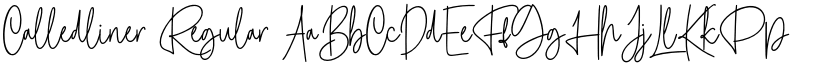 Calledliner font download