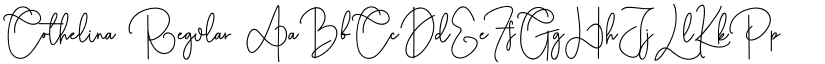 Cothelina Regular font