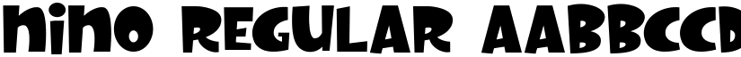 Nino Regular font