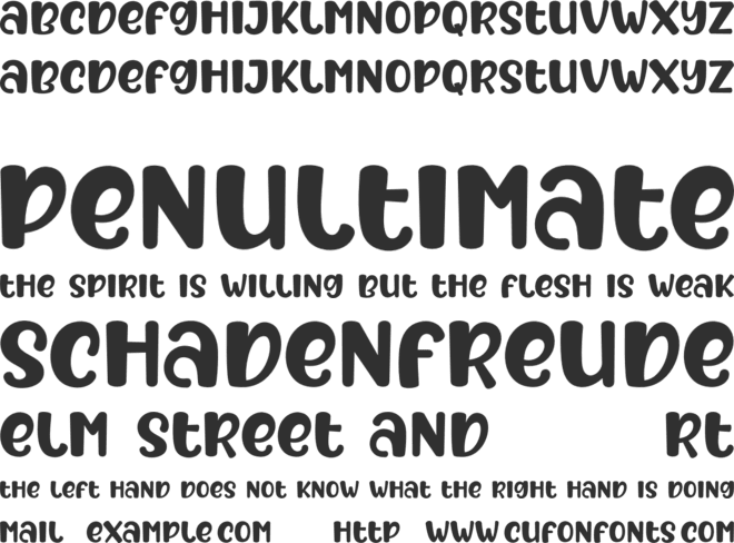 After Fall font preview
