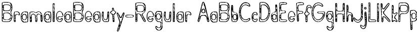 BramaleaBeauty-Regular font