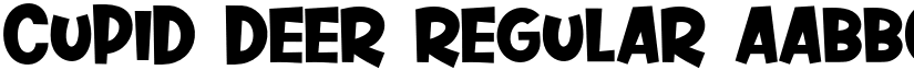 Cupid Deer Regular font