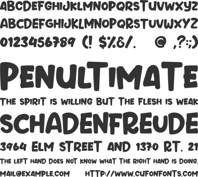 Prancer Deer font preview