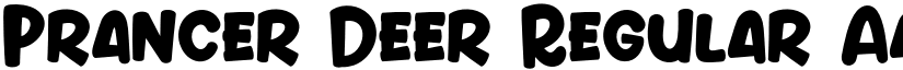 Prancer Deer Regular font